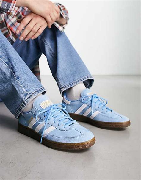 adidas spezial cream blue|light blue Adidas spezials.